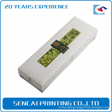 Sencai custom delicate tea packing paper box with gold foil logo